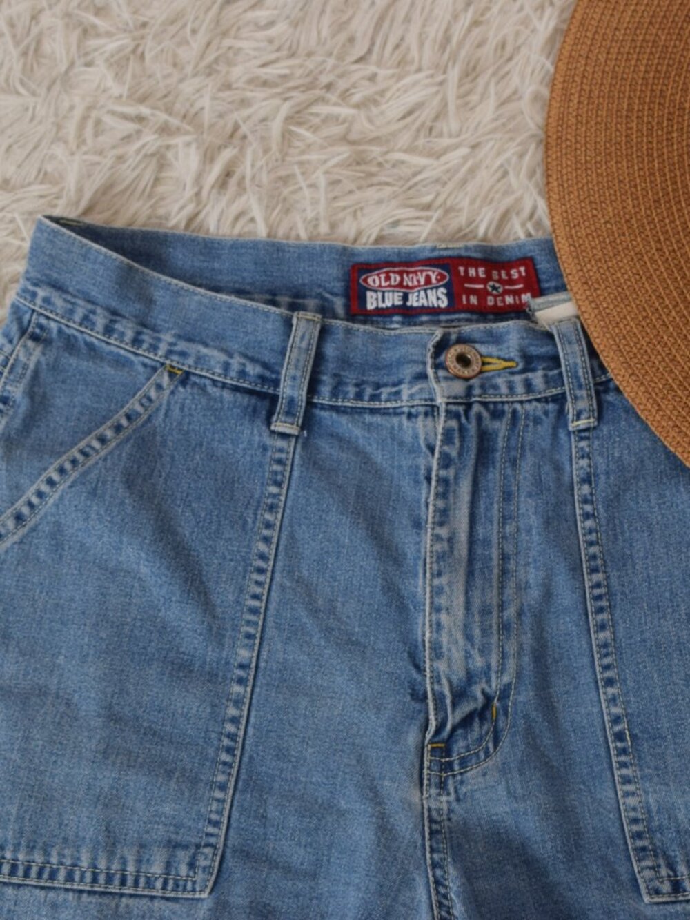 Medium Wash Old Navy Blue Jeans Shorts | 28 waist